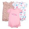 Cotton Baby Bubble Rompers